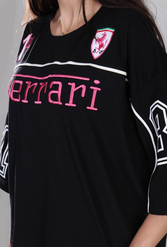 ست کراپ شلوار سوپر لش پنبه Ferrari