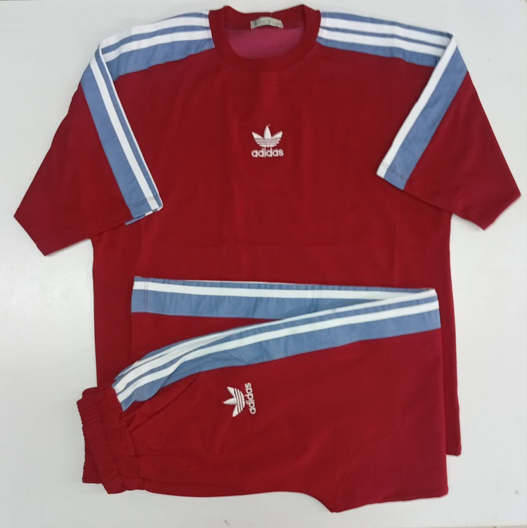 ست تیشرت شلوار نوار دوزی کنار جین adidas